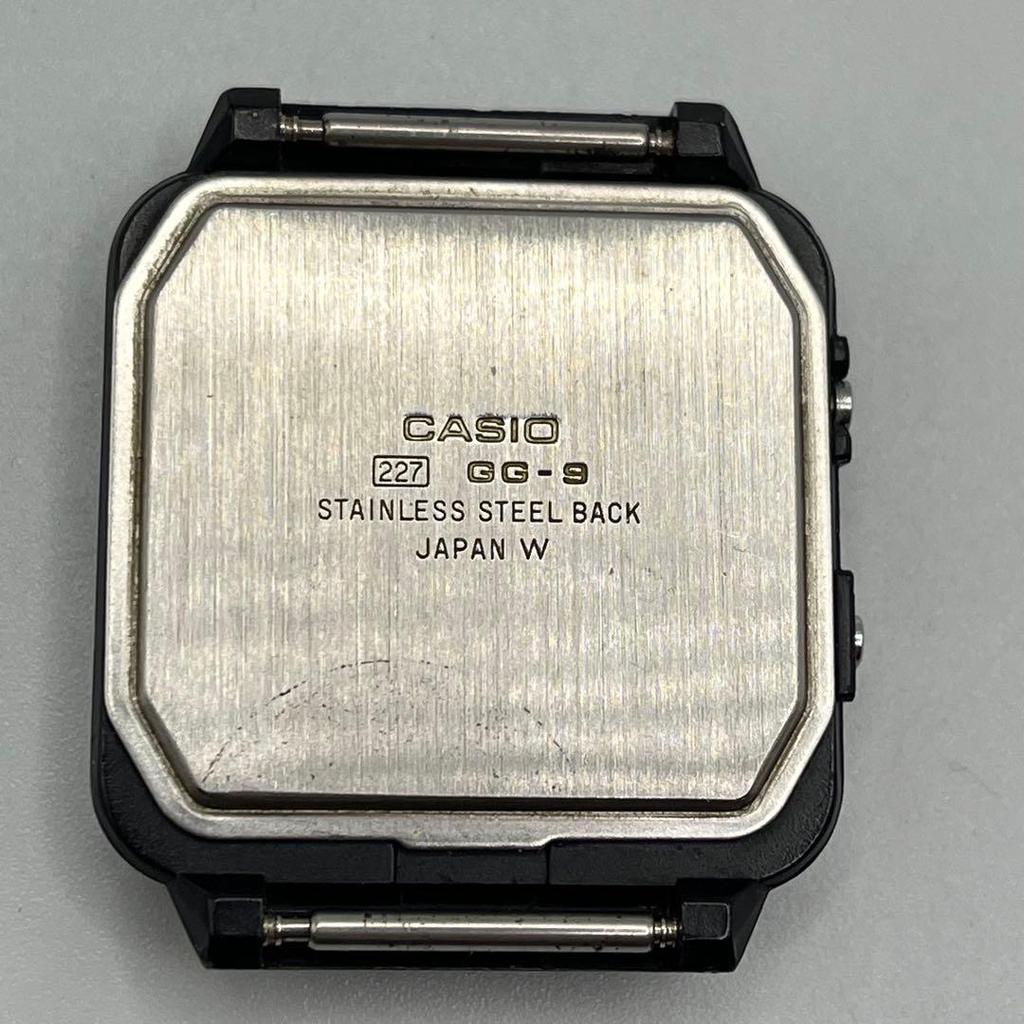 Used Super rare!CASIO 1980s GAME watch GG-9 battery replaced
