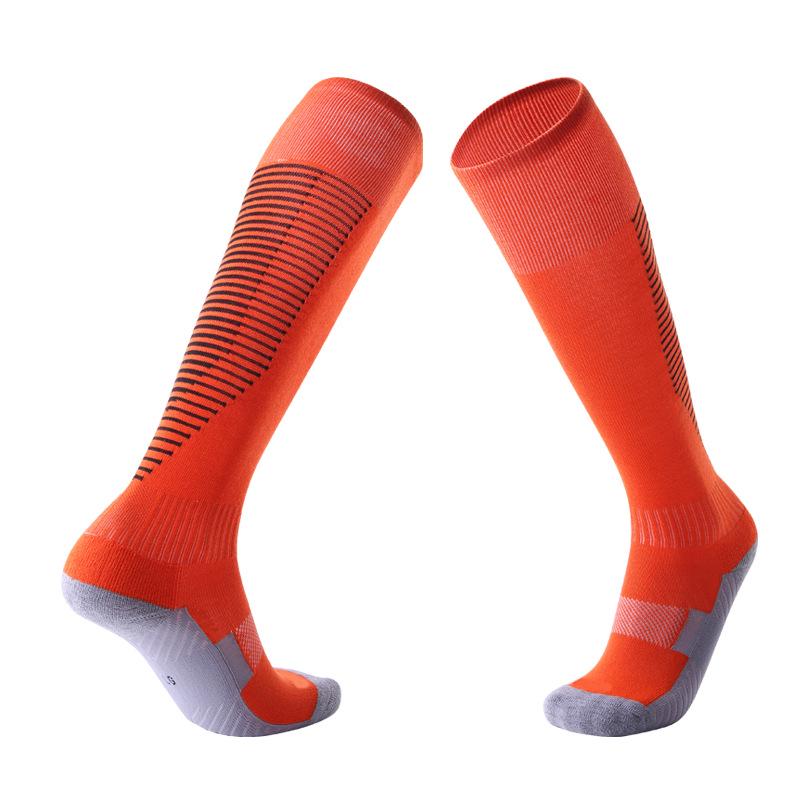 Mingjun Men S Thickened Towel Stockings Adult Non-Slip Sports Socks Breathable Children S Over-The-Knee Professional Football Socks children s one size fits all (7-12 years old)
