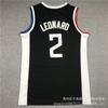Embroidered NBA Clippers Jersey Paul George 13 Kawhi Leonard 2 Basketball Uniform Shirt Men Women