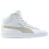 Puma Mid Leather Fur Lined Comfortable Casual Warm Thickened Durable High Top Sneakers Unisex Sneakers White 364977-02