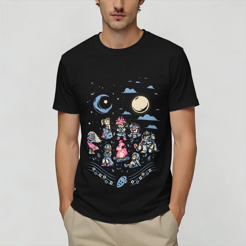 Chrono Trigger Tshirt Summer 100 Cotton T Shirts For Unisex Harajuku Casual Tshirt Short Sleeve Y2k Retro Tops