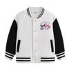 Kuromi Children's Baseball Jacket - Autumn/Winter Fashion, Girls' Plus Velvet Top, Medium & Large Sizes.