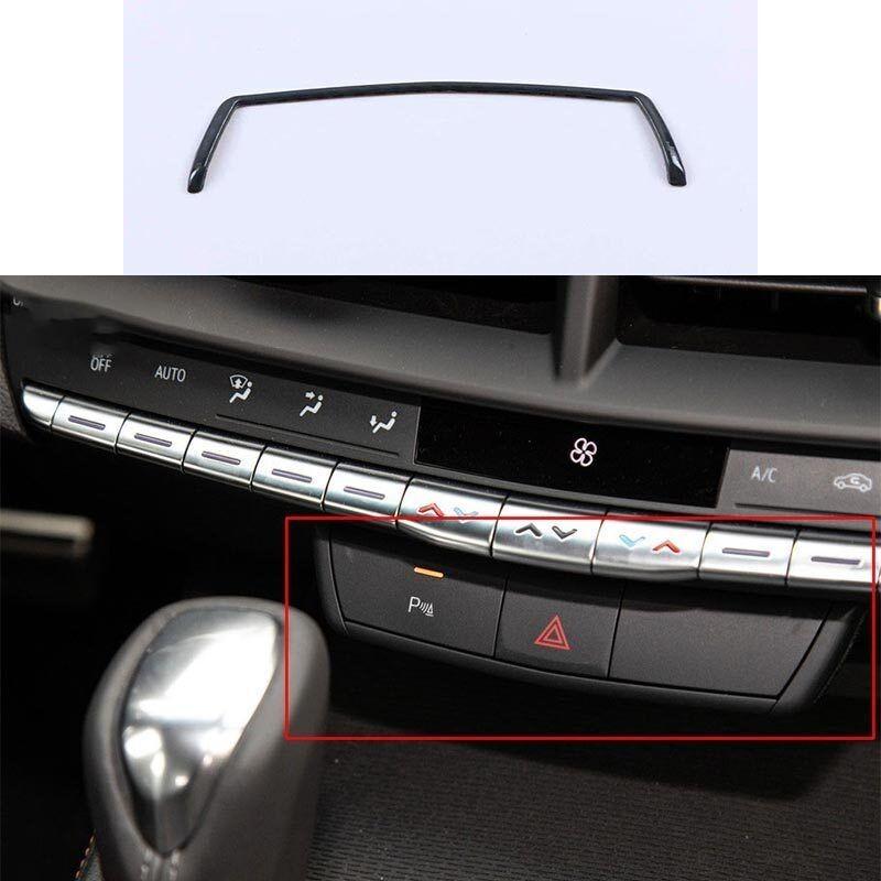 Fit For 2020-2021 Cadillac CT4 Steel Carbon Fiber 1X Emergency Light Switch Trim