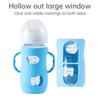 with Handles Baby Bottle Cover Anti Break Baby Bottle Holder Portable Silicone Sleeves  Nursing