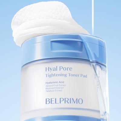 Belprimo Hyal Pore Tightening Toner Pad 200ml  60 Sheets 