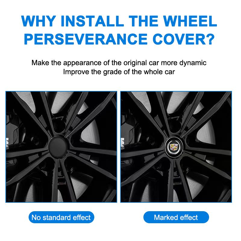 Car Wheel Center Cap Logo Hub Cover Badge Emblem For Cadillac CT5 CT6 CTS Seville ATS CT4 XTS Celestiq Ciel Escala SRX XT4 XT5 XT6 XLR ELR Elmiraj EXT