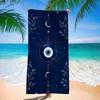 Lebendiges Augen Strandtuch - Ultra saugfähige & schnell trocknende Mikrofaser, Perfekt für Picknick, Pool und Sommer-Vibes Dekor Geschenk