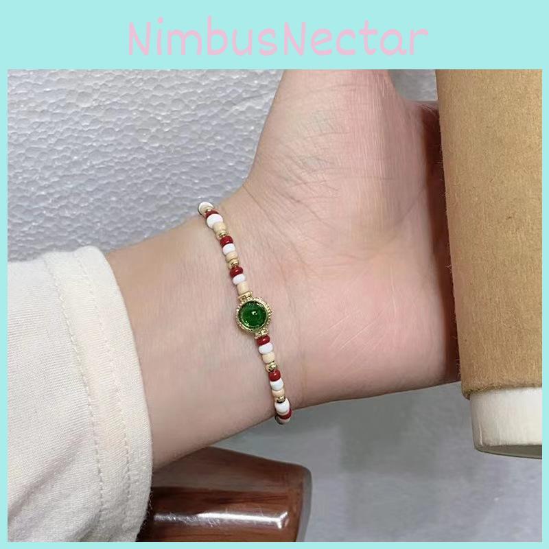 Alloy Contemporary Xiaomi Bead Color Block Bracelet For Womens Chic Style Summer
