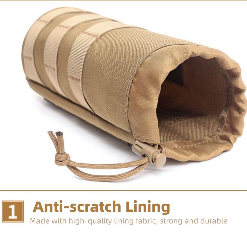 Drawstring Camouflage Kettle Carrier Adjustable Bottle Bag Sports Water Bottles Pouch  Outdoor