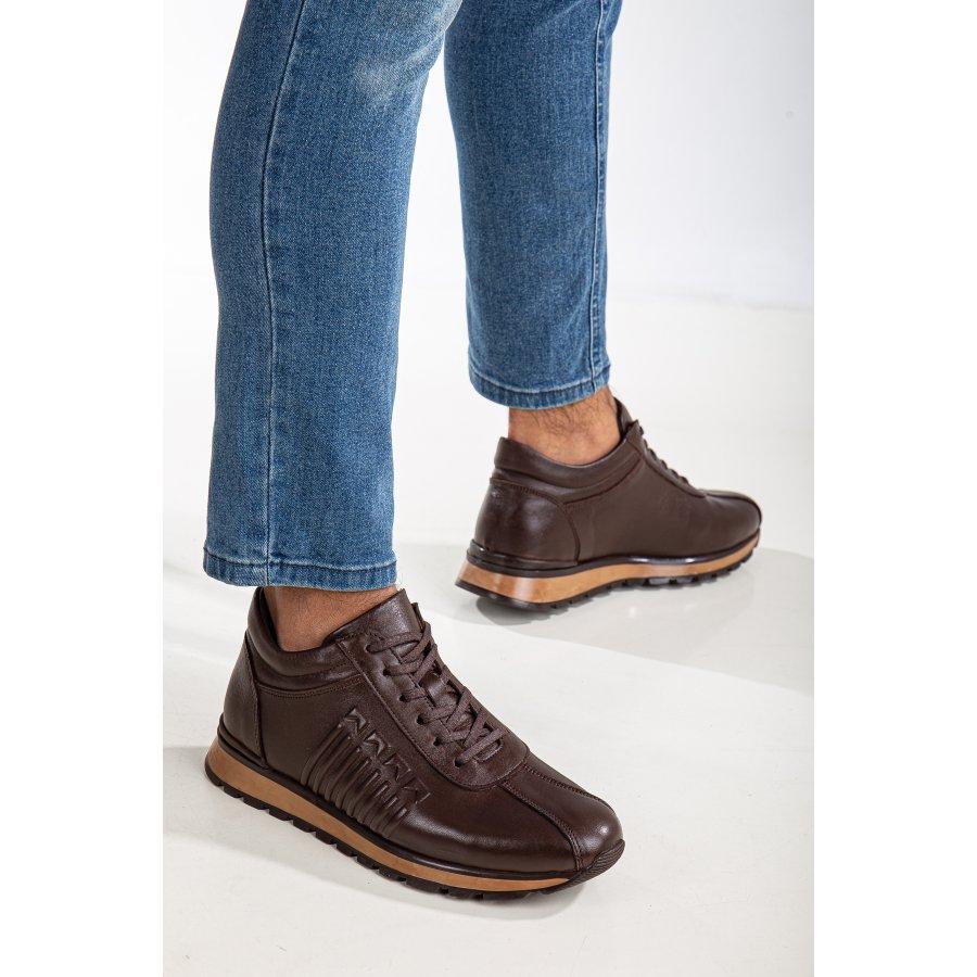 Men's Genuine Leather Casual Sports Shoes Sneakers