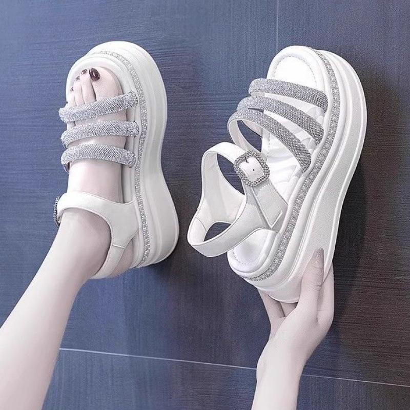 Height Increasing Insole Lightweight Roman Sandals Women's Summer New Outdoor Platform Sports Wedge Platform Women's Shoes