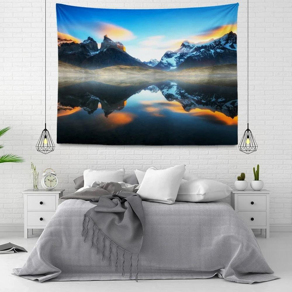 

Уличный пейзаж Декоративный гобелен Домашняя стена Гостиная Офис Декоративный гобелен 100x75cm