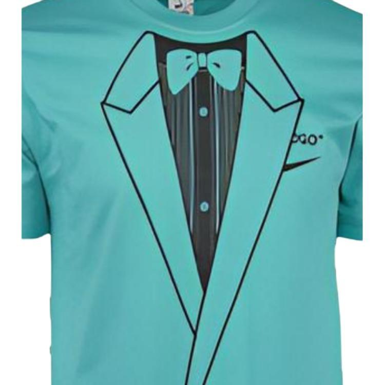 Camiseta Unisex OFF WHITE Azul Lago BQ0827-458