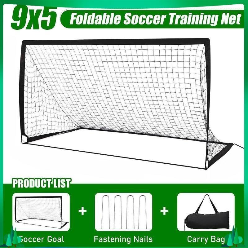 Backyard Indoor and Outdoor Teens Training Soccer Goal Net Set Foldable Football Gate Portable Football Goal Post Net