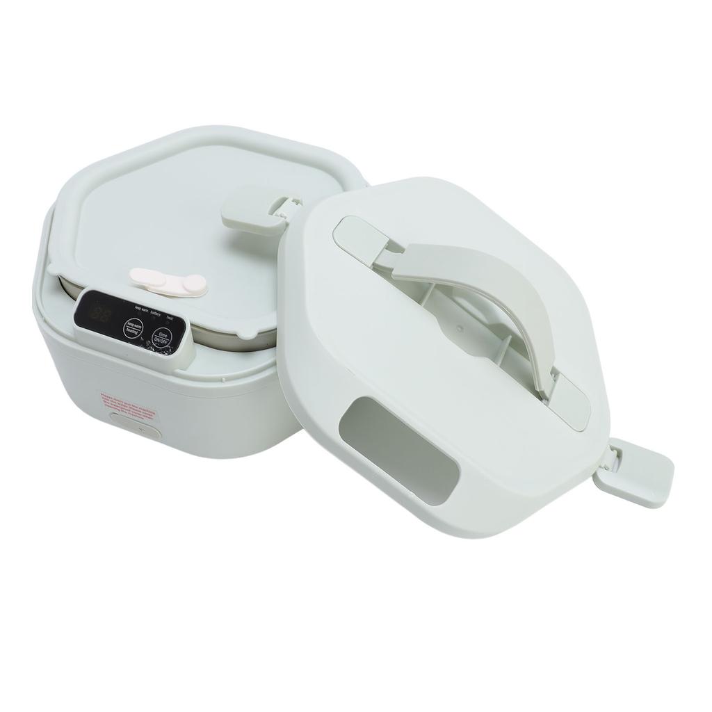 Electric Lunch Box Food Heater Cordless Portable Rechargeable Warmer for Outdoor Home Style 2