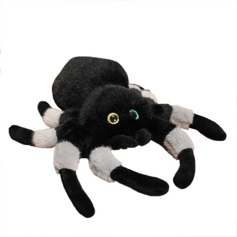 Simulated Black Spider Toy Children'S Early Education Colored Spider Plush Doll Arthropod Funny Throw Pillow