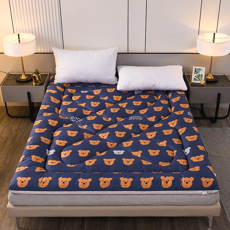 2025 Baumwoll-Matratzenauflage: Weiche, dicke, gesteppte Matratzenauflage für Einzelbetten - Ideal für Studentenwohnheime und Zuhause