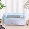 1PC Travel Black Mesh Cosmetic Bag Zipper Makeup Bag For Women Wash Toiletry Bag Makeup Organizer Portable Storage Pouch