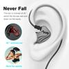 T2000 Waterproof Sports Binaural Wired Headset HIFI Metal Bass Earbud Headphone Sport Stereo Sound Noise Reduction Headset