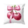 Bow Cherry Pattern Pillowcase Printed Polyester 40/45/50Cm Throw Pillowcover Decorative Sofa Cushion Pillowslip Home Decor