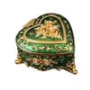 European Rose Jewelry Box, High-end Creative Retro Personalized Home Enamel Color Dresser, Metal Storage Box