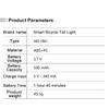 X-TIGER LED Bike Tail Light 6 Mode IPX5 Waterproof  Super Bright USB Rechargeable Rear Bike Red Light  Warning Bicycle Lights
