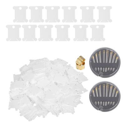 400 Stuks Kruissteek Wikkelbord Plastic Draadwinderplaat DIY Naaiaccessoires