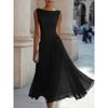 Elegant Vacation Party Cowl Neck Dress for Cross-border Export