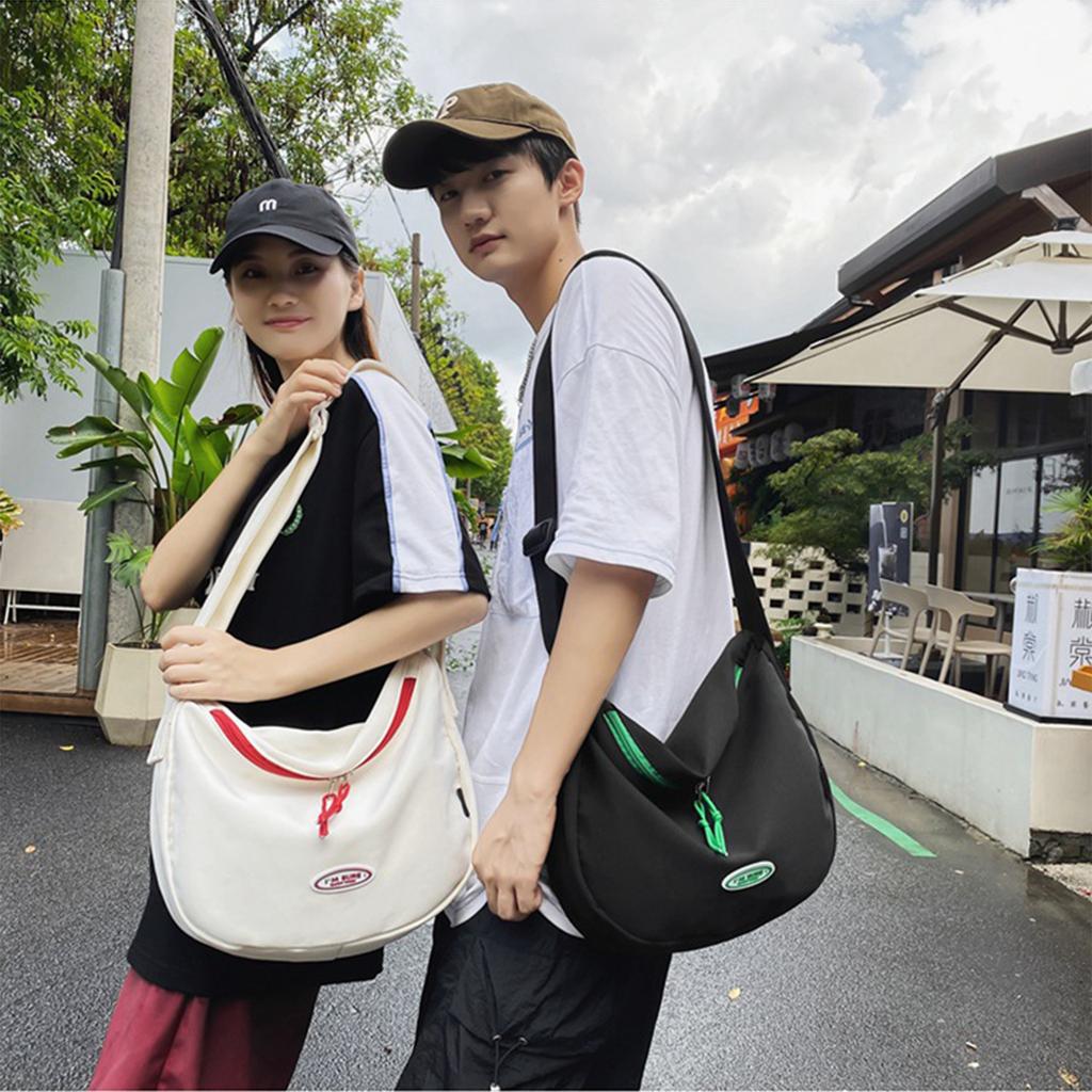 Trendy Crossbody Bag for Women Lightweight Canvas Shoulder Bags for Sports and Everyday Essential