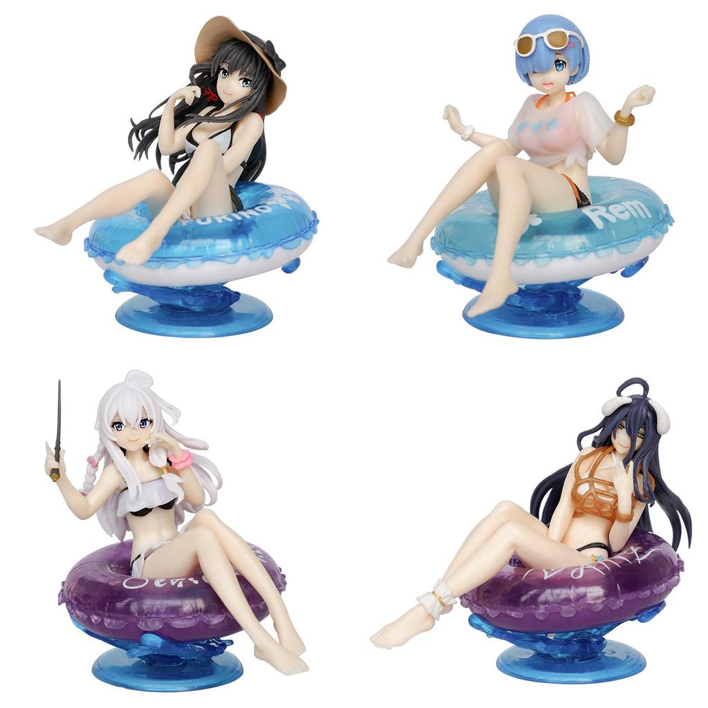 Unique Pvc Material Approx. 10cm Height Anime Figure Diy Assembly Assorted Colors