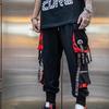 Vīriešu bikses Street Hiphop siksnas siksnas Bikses Vīriešu bikses Modes vīriešu bikses