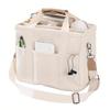 Lässige Canvas-Handtasche für Damen, mehrere Taschen, große Kapazität, Tragetasche, verstellbarer Schultergurt, lässige Schultertasche, Shopper-Tasche für Damen