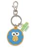 Sesame Street Market Donut Rubber Keychain SSMUGG246430 Women's Blue Free Size