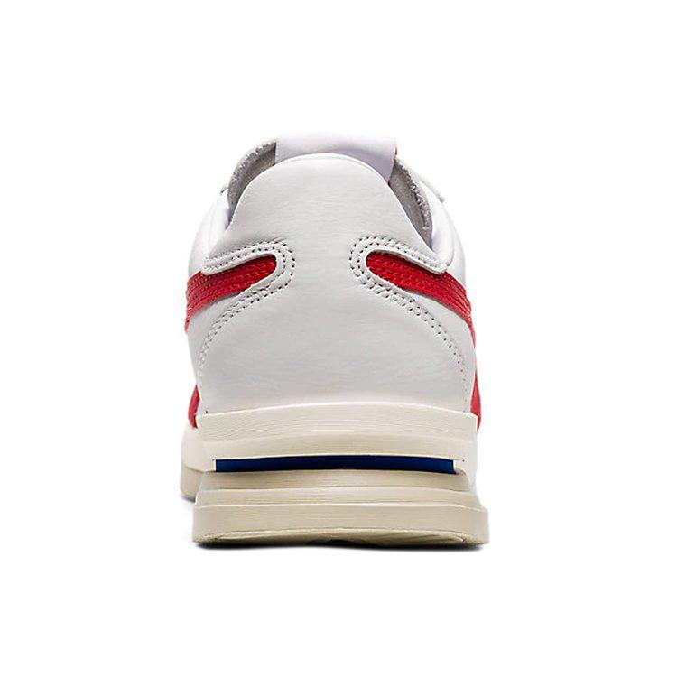 Onitsuka Tiger Corsair EX Cow Leather Cushioning Slip Resistant Lightweight Low top Casual Shoes Unisex White Red 1183A561-100