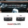 Air Conditioning Heater Climate Fan Wind Volume Control AC Button Cap For BMW 5 6 7 X5 X6 Series F10 F18 F06 F12 F01 F02 F15 F16