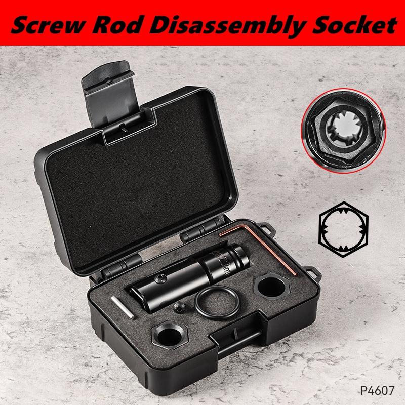 1/2Inch Drive Impact Socket Set 12/14/16mm Multifunction Screw Rod Scaffold Shelf Disassembly Sleeve CR-M Steel Impact Socket