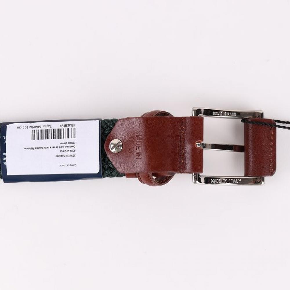Il Moro Italian Stretch Men S Belt Green Cel03rvr