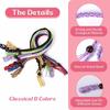 1PCS Crystal Cage Necklace Holder Adjustable Length Empty Stone Pendant Holder Hand-Woven Necklace Cord for DIY Jewelry Making