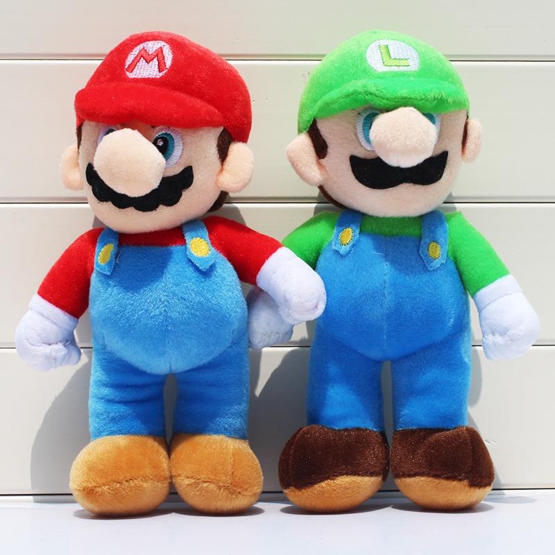 Mario Bro Super Luigi Mario Plush Toy Game Character Filling Doll Christmas Gift