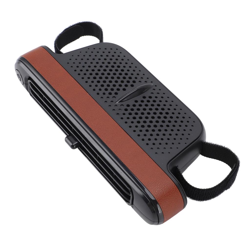 Car Seat Fan 3 Wind Speeds Low Noise Powerful Double Turbine Car Cooling Fan for Vehicle Backseat