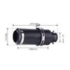 For Triumph Daytona 675 / R 2006-2012 675R Escape Motorcycle Black / Silvery Exhaust Pipe With 51MM Slip-On Muffler Link Pipe