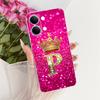 Transparent Case For Vivo Y05 Cover Luxury A-Z Letters Fashion Boys Girls Cool Crown Soft Casing For VivoY05