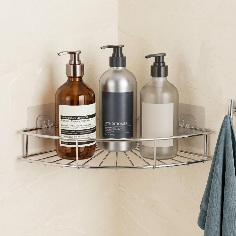 Triangular Design Corner Bathroom Shelf Bathroom Rack Organizer Bathroom Kitchen Shower