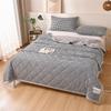 Air Conditioner Quilt Lightweight Washed Cotton Quilt Summer Blanket Quilted Cooling Comforter Summer Quilt Air Condition Thin Blanket (no Pillowcase)