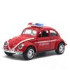 1/32 Alloy Beetle Police Car, Fire Truck, Regenerative Car Model, Children's Toy, Birthday Gift