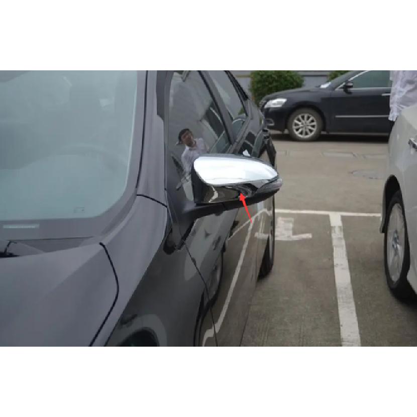 Chrome Side Mirror Cover Trim for Toyota 2014-2018 Corolla Mirrors Rearview 2pcs