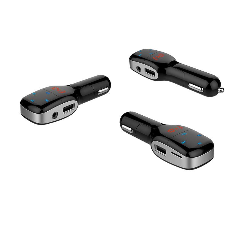 MP16 Car Bluetooth Hands-Free Phone MP3 Player Dual USB Car Charger FM Transmitter Spot