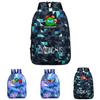 Stylish Among Us Backpack With Starry Background Perfect For Boys And Girls