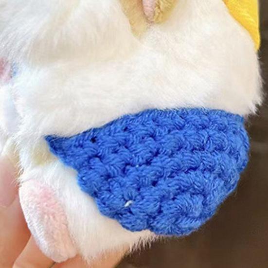 Keychain Pendant Cartoon Dutch Pig Doll Keyring Soft Velvet Touch Stress Relief Key Chain Backpack Hanging Decoration