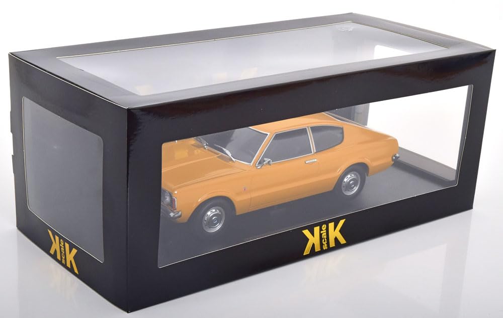 KK Scale Ford Taunus L Coupe 1971 Ocher Finished Product 1/18